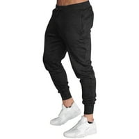 Zlekejiko hlače Slim casual workout fit duksev aktivni tekući muške muške hlače