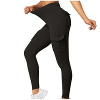 Viadha široke noge joge hlače za žene visoke struke visoko elastičnosti joga hlača s džepovima, vježbanje
