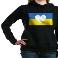Cafepress - Ukrajinska dukserica za srce - Pulover Hoodie, klasična i udobna dukserica sa kapuljačom
