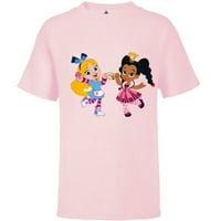 Disney Alice's Wonderland Pekara Alice i Princess Rosa - majica kratkih rukava za djecu - prilagođeno-meka