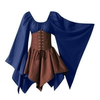 Jsaierl ženska renesansna kostim vintage srednjovjekovne viktorijanske Gothe plus veličina haljina cosplay