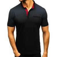 Odeerbi Summer Lounge majica za muške kratkih rukava ispis paulowwwwlowlowlow-a bluza majica crna