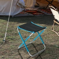 Sklopiva stolica Snažna nosivost neklizajućeg ne-klizanja Sklopna od ostatka od ostatka visokog čvrstoće Aluminijska legura Mini piknik Ribolov Kamp stolica za vanjski