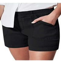 Ženske kratke hlače od traper struka Stretch Jean Hratsa ljetne vruće hlače sa džepovima