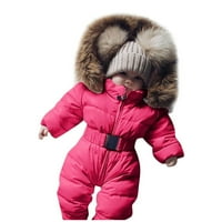 Advoicd Boys 'Jakne i kaputi i kaputi od malih i skijaških kapuljača debeli debeli dečki kaputi sa šampusama Romper outfit zimska topla beba snajt toddler 4t