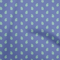 Onuone pamučna kambrska plavkast ljubičasta tkanina blok tkanina za šivanje tiskane ploče od strane dvorišta široko-hq