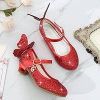 Cvjetne djevojke Crystal Bling Princess Cipes Modni luk-čvor Izvršite plesne zabave Vjenčane cipele Mary Jane Toddler Little Kid