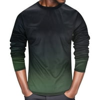 Kali_store majice za muškarce Muške casual slim fit Basic Henley dugih rukava modna majica AG, 4xL