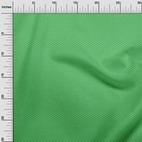Onuone pamuk poplin zelena tkanina Geometrijska šesterokutna haljina materijal tkanina za ispis tkanina