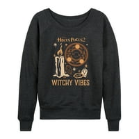 Hocus Pocus - Witchy vibes - ženski lagani francuski pulover Terryja