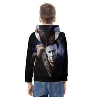 Michael Myers Halloween Unise džemper dječaci Djevojke dukseri 3D tiskani pulover duksevi, jakna sa kapuljačom m