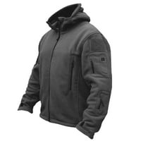 Muška modna jednostavna kamuflažna džepa Kardigan patentni patentni patentni džemper jakna muški kaput puna dužina velika i visoka