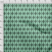 Onuone pamuk poplin mint zelena tkanina Argyle Provjerite DIY odjeću pretežanje tkanine za ispis tkanina