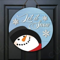 Božićna zimska viseća tag vješalica za vješalice zimske snježne sezone TAG Dvorišni u zatvoreni i vanjski
