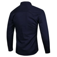 Clearsance Muški vrhovi Muški novi stil moda čista majica s dugim rukavima modna udobna bluza bljeskalica