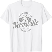 Nashville Tennessee gitara Država Music City Suvenir Poklon majica