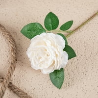 Lažni ukrasni realistični atraktivan snimak rekvizite umjetno ruža božura