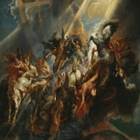 Pad Phaetonskog plakata ispisa Petera Paula Rubensa