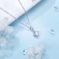 Pokloni ogrlice za žene djevojke bijelo pozlaćeno pozlaćeno cz ogrlica za maturu majke godišnjice rođendanski pokloni za žene