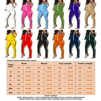 Haite Ladies Duweatsuits Leopard Print Dvije odjeće Puni zip jogger set fitness dukserirt i duks jogging