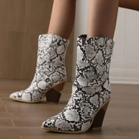 DMQupv koljeno velike čarape za cipele za žene široke telefne cipele na dame cipele s niskim potpeticama
