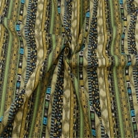 Postavi obojeni ispis tkanine Etni stil uzorak prugasti bronzing ručno rađeni patchwork set mekani diplomirani diiy ispisana krpa