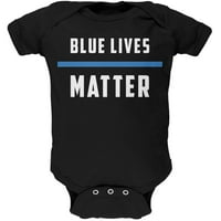 Policija plavi živi važni tanka plava linija crna mekana beba - 18 meseci