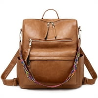 Ruksak ženske torbe na ramenu torba za putni ruksak za dame školske torbe-smeđe boje