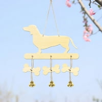 Vrtni ukras Vjetrovi za vjetar Vrtling poklon za ljubitelje za pse drveni žilarski ukrasi