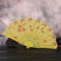 Eguiwyn Dance Fan kineski stil Dance Wedding Party Lace svilena preklopa ruka za ruke ventilatore navijače