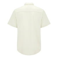 B91XZ muške košulje za muškarce Modni proljetni ljetni casual kratkih rukava od ispisane majice Torp