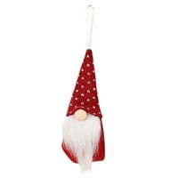 Yoodods Božićni ukrasi Snowflake šuma Old Man Luck Ornament bez lica bez lica, božićni pokloni za djecu