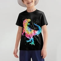 Wish Tree Boys Girls 3D košulje Grafička dječja majica Crewneck kratki rukav Ters Ters 6- godina