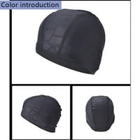 Visoka elastična plivajuća kapa, udobna kapa za kupanje za idealno za kovrčava kratko srednje duge kose,