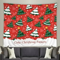 Sretan božićni tapiserija zid viseći božićni poklon Djed Mraz Claus Christmas Tapistry 3D ukras za kućne