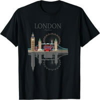 London Suvenir City Vintage British UK Muškarci Žene Poklon majica