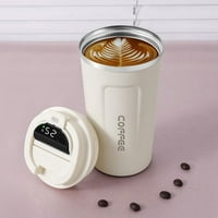 510ml pametna boca za kafu LED temperaturna temperatura Prikaz termičke kriglizovane šalice kafe bijela