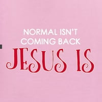 Normalno nije vraćanje Isusa je inspirativna kršćanska muška grafička majica, lagana ružičasta, velika