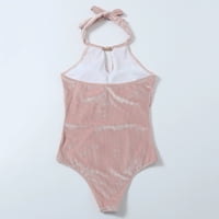 Hinvhai Clearence kupaći kostimi za žene plus veličine Ženski bikini set set čvrstih boja trokuta kupaći