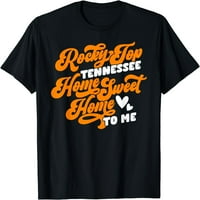 Tennessee Orange White Rocky Tn Početna Sweet Home Top Retro majica