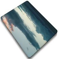 Kaishek Hard Shell Cover kompatibilan sa puštanjem Macbook Pro re mrežnice Display Touch ID + crni poklopac
