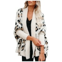 CARDIGAN CLEARANCE WOOL PLUS MIX CARDIGAN jakna lično modni leopard džemper bež l y3y