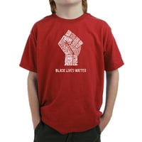 Majica za reč pop umetnosti dječaka - majica crne životinje