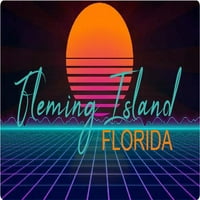 Fleming otok Florida Frižider Magnet Retro Neon Dizajn