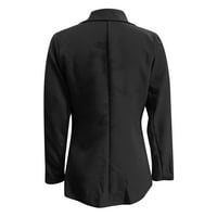 Outfmvch Cardigan za žene Čvrsto boje casual d mali odijelo Temperat tanak gornji kaput Ženski džemperi Žene dugih rukava
