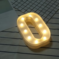 IOPQO LED svjetla za spavaću spavaću sobu LED lampica svjetla svijetli bijela slova koja stoje vešanje