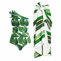 Kupaći kostimi za mršavljenje za žene kupaći kostimi bikinis bez kaiševe zelene s