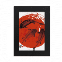 Japan Crveni šaran životinjski stoltop Foto okvir Slika Zaslon za slikarstvo
