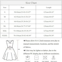 Haljine za žene plus veličina ženskog klirenca A-line cvjetni V-izrez bez rukava dužina casual maxi