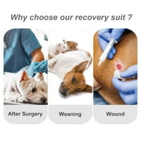 Oporavak za pse nakon operacije, abdominalne rane za konus E-ovratnika Alternative, anti-lizanje pselja